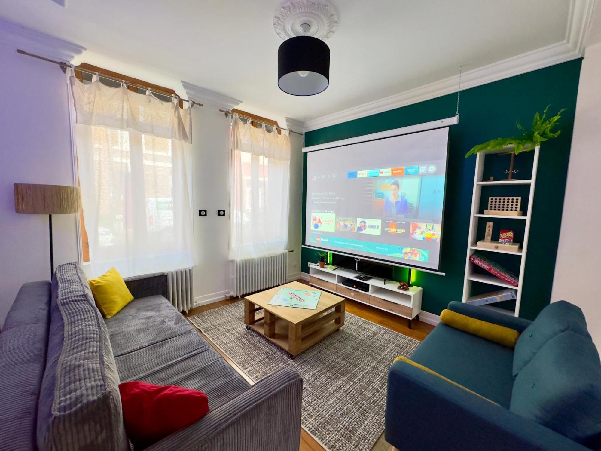 Maison 3Ch - Cinema - Game Room - Parking - Gare Amiens Kültér fotó